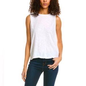 Project Social T Sz M NWT Soli
Tie Back Slub Tank in White